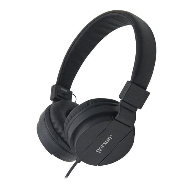 Gaming Headset Wired Surround Bass Stereo Headphone Foldable 3.5mm AUX Stretching Over-head Headphone Image 1