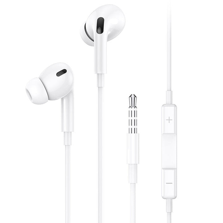 Type-C 3.5mm In-ear Earphone Music Sport Earbuds Wired Control Headphones with Mic Image 2