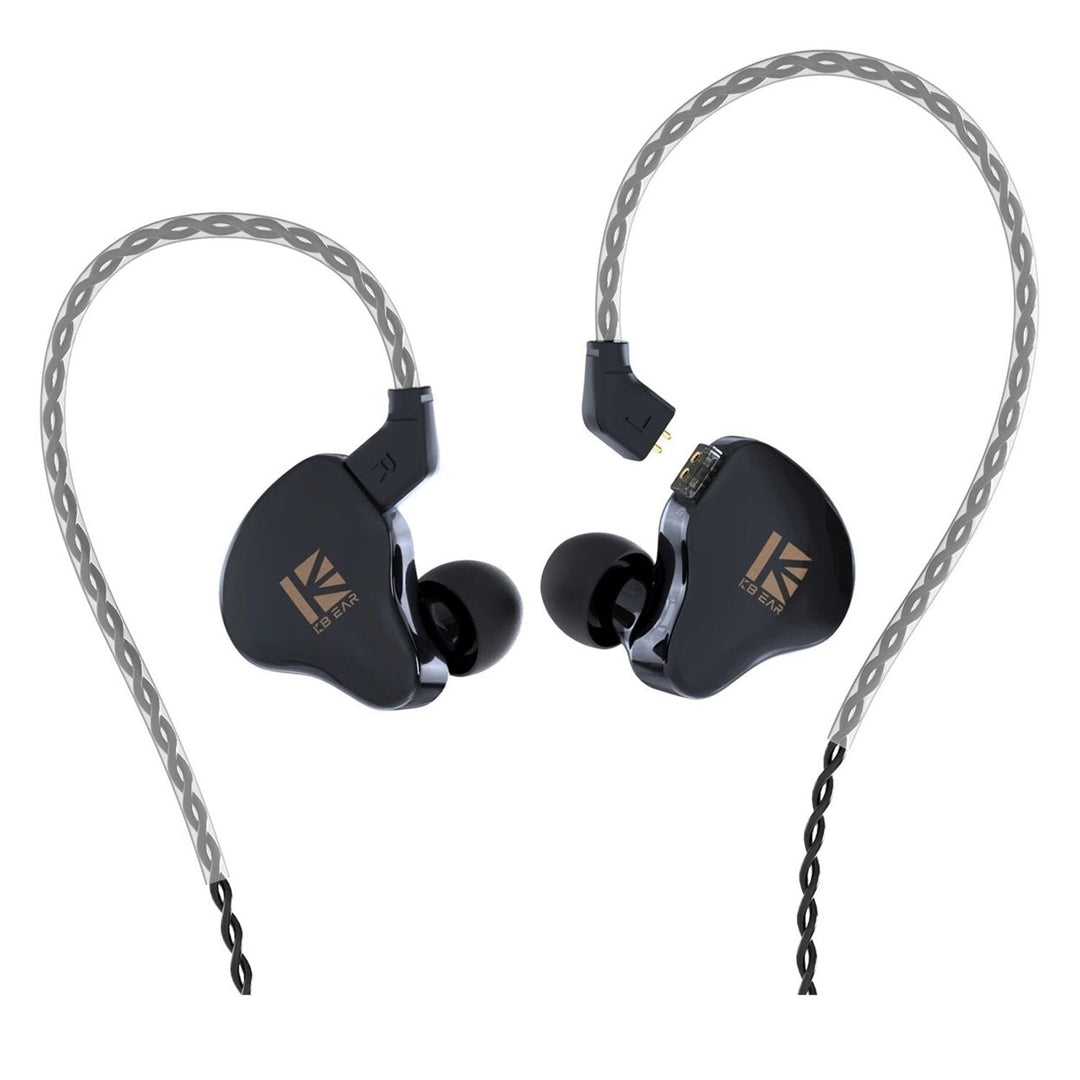 Dual Magnectic Circuit Dynamic In Ear Earphone Running Sport HIFI Wired Headphones With Mic Earbuds Kbear KS2 KB06 Image 1