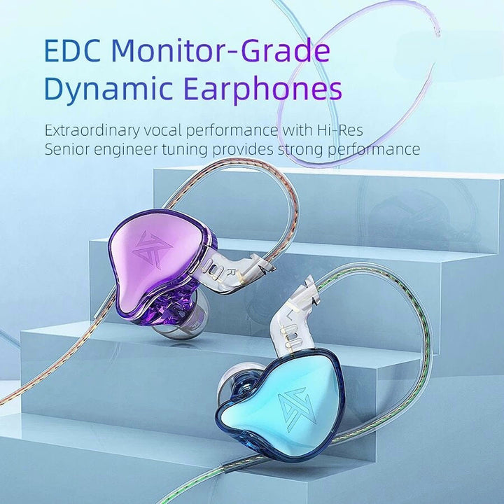 Dynamic In-Ear Earphones Monitor HIFI Bass 3.5mm Wired Earphone Sport Music Headphones with Detachable Cable Image 2