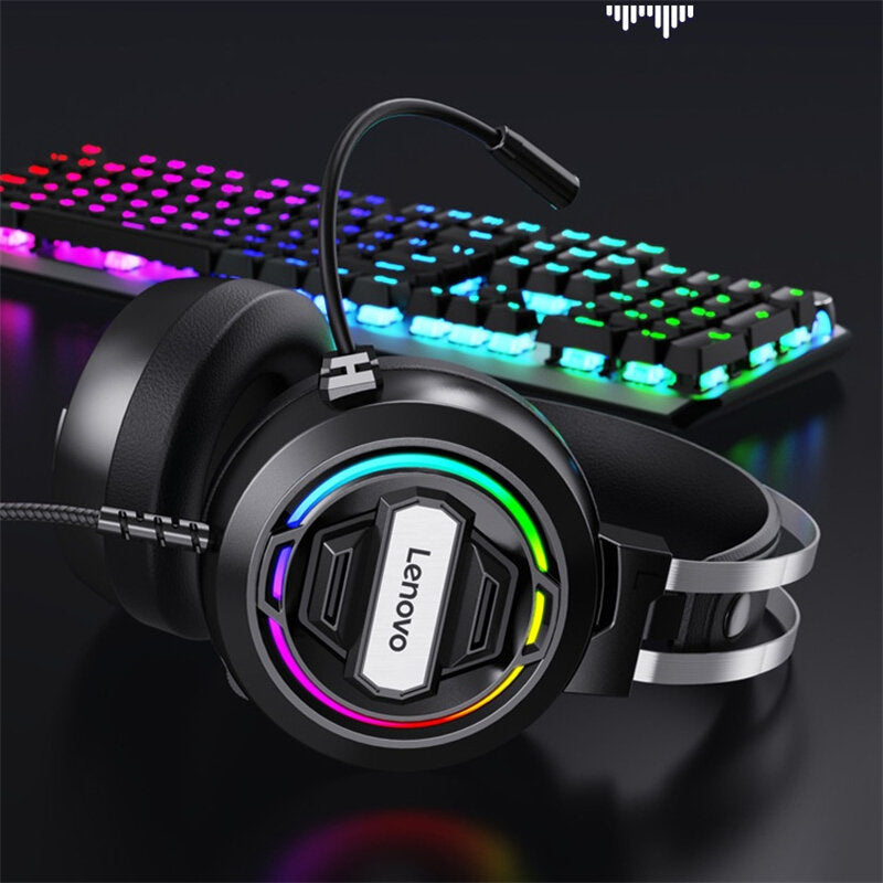 Gaming Headset Over-ear 3.5mm USB 7.1 Surround Sound Deep Bass Stereo Game Headphones with Mic for PC Laptop Gamer Image 4