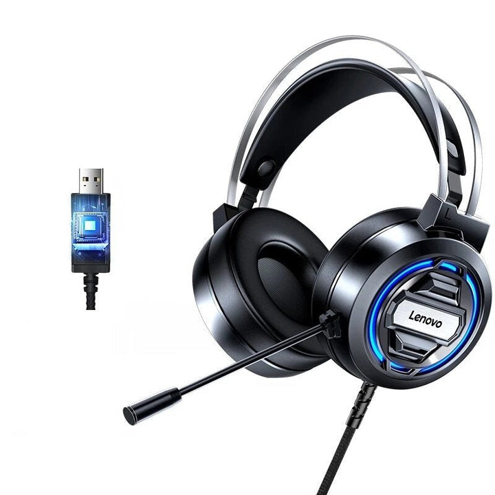 Gaming Headset Over-ear 3.5mm USB 7.1 Surround Sound Deep Bass Stereo Game Headphones with Mic for PC Laptop Gamer Image 1