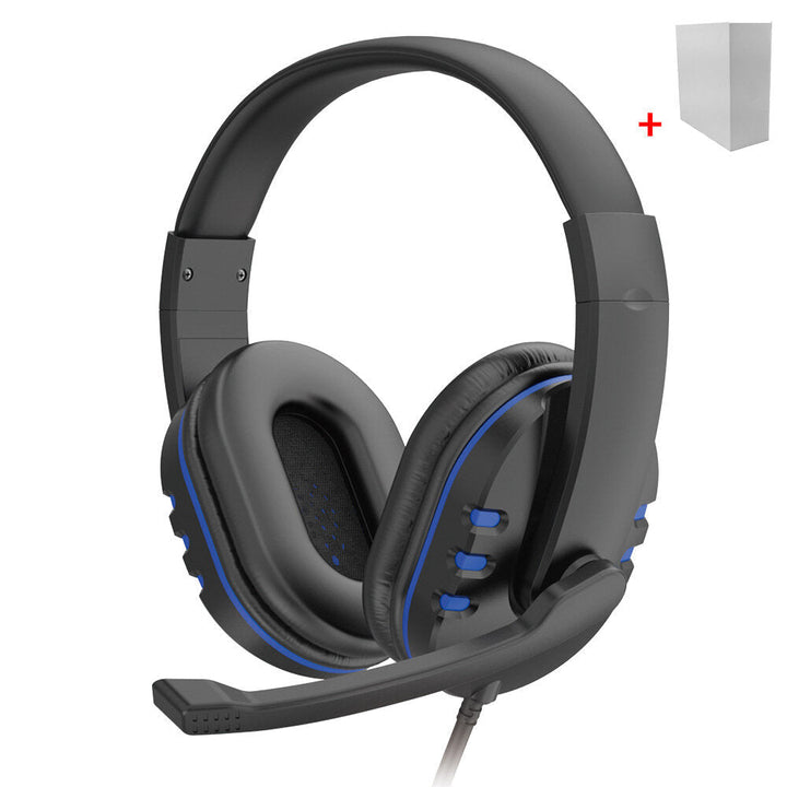 Gaming Headphones 40mm Drivers Surround Sound Bass 3.5mm Head-Mounted Wired Headset with Mic for Gamer Image 4