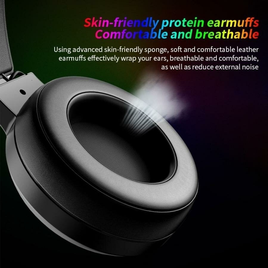 Gaming Headset 7.1 Surround Sound USB 3.5mm Wired RGB Light Gaming Headphones With Microphone For Tablet PC for PS4 Image 10