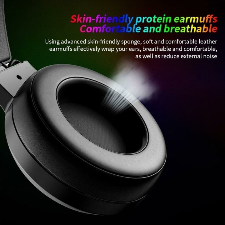 Gaming Headset 7.1 Surround Sound USB 3.5mm Wired RGB Light Gaming Headphones With Microphone For Tablet PC for PS4 Image 10