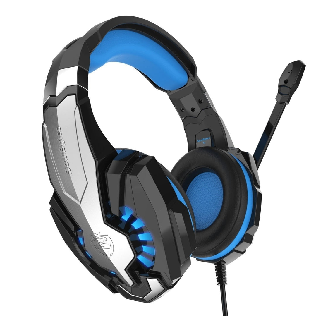 Gaming Headset Multi-functional Noise Cancelling Head-mounted Luminous Headset Gaming Wired Headphone Image 7
