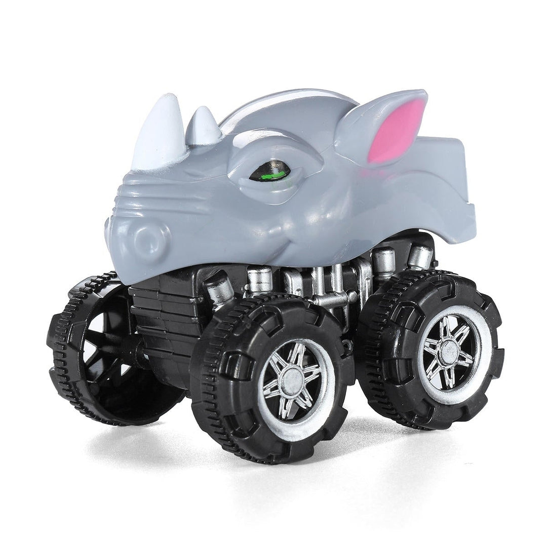 Dinosaur Cars Toys Animal Model Funny Gift Collection Image 4