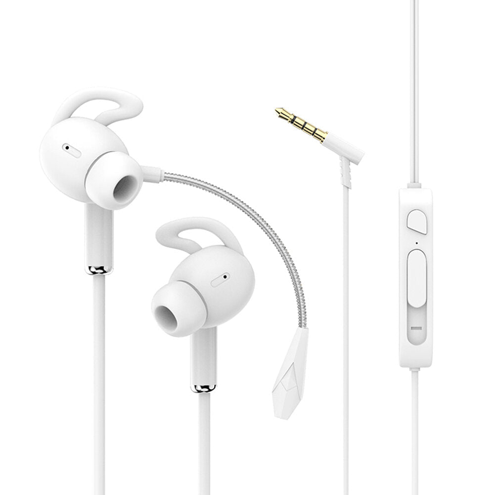 Wired Earphone 7.1 Surround Stereo 13MM Dynamic Earbuds 3.5MM In-Ear Gaming Headset with Detachable Dual Mic Image 4