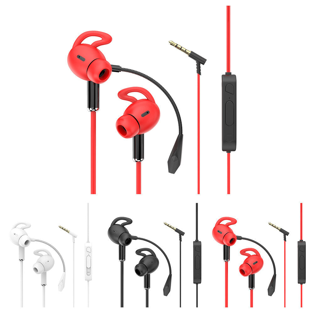 Wired Earphone 7.1 Surround Stereo 13MM Dynamic Earbuds 3.5MM In-Ear Gaming Headset with Detachable Dual Mic Image 7