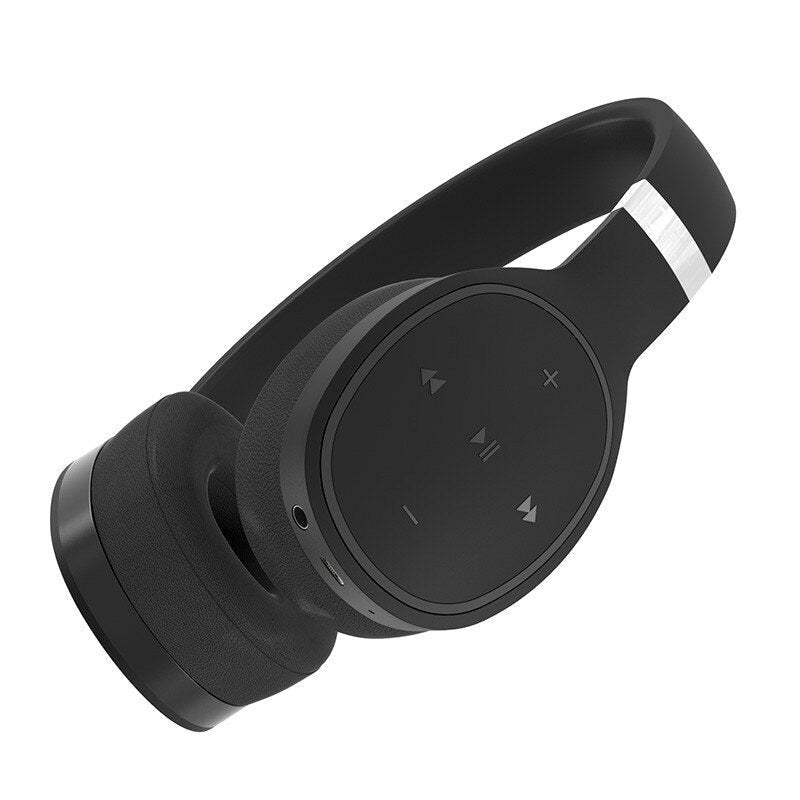 Wireless bluetooth 5.0 Headphone Deep Bass HiFi Stereo Sound Head-mounted Portable Foldable Sports Headset With Image 8