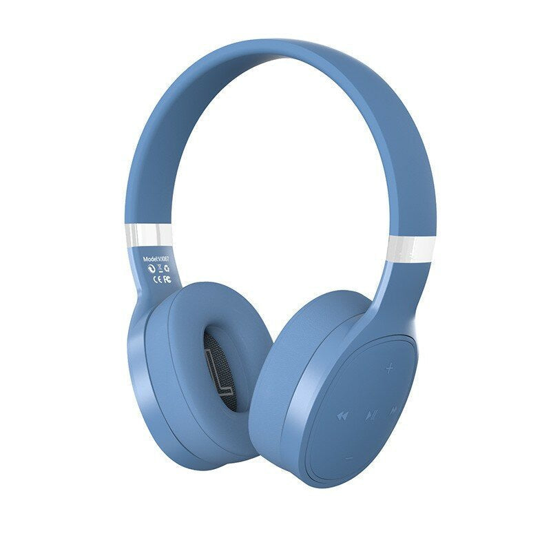 Wireless bluetooth 5.0 Headphone Deep Bass HiFi Stereo Sound Head-mounted Portable Foldable Sports Headset With Image 11