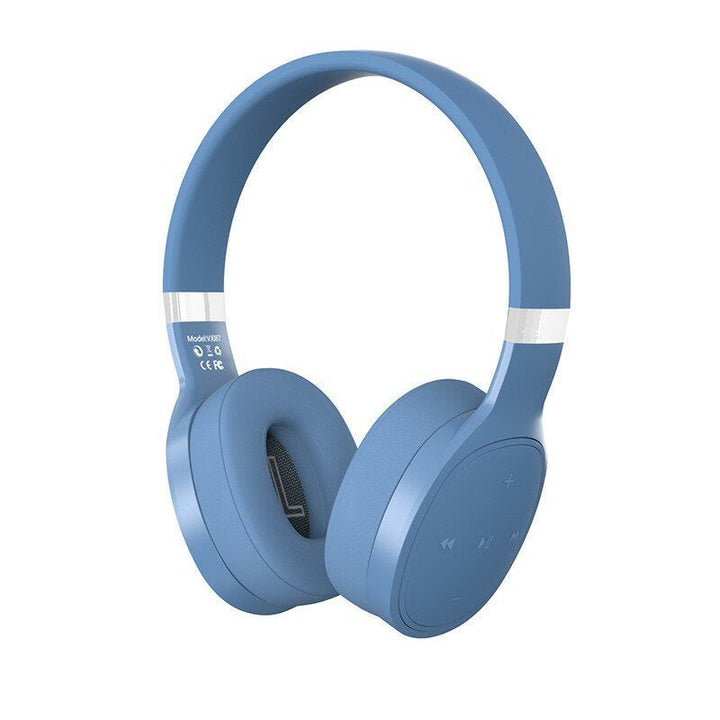 Wireless bluetooth 5.0 Headphone Deep Bass HiFi Stereo Sound Head-mounted Portable Foldable Sports Headset With Image 11