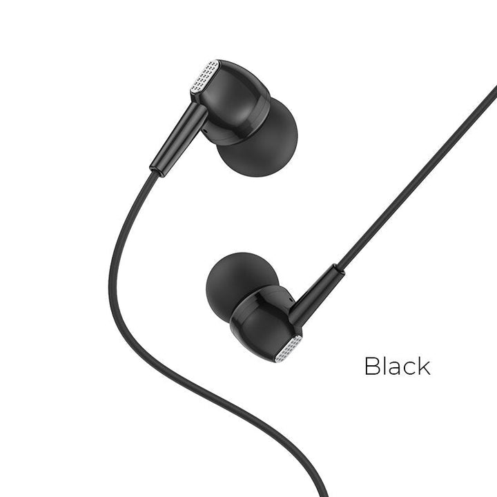Borofone BM51 Headset Wire-controlled Music Call Headphones Portable In-ear Sports Stereo Hifi Earphones with Mic Image 1