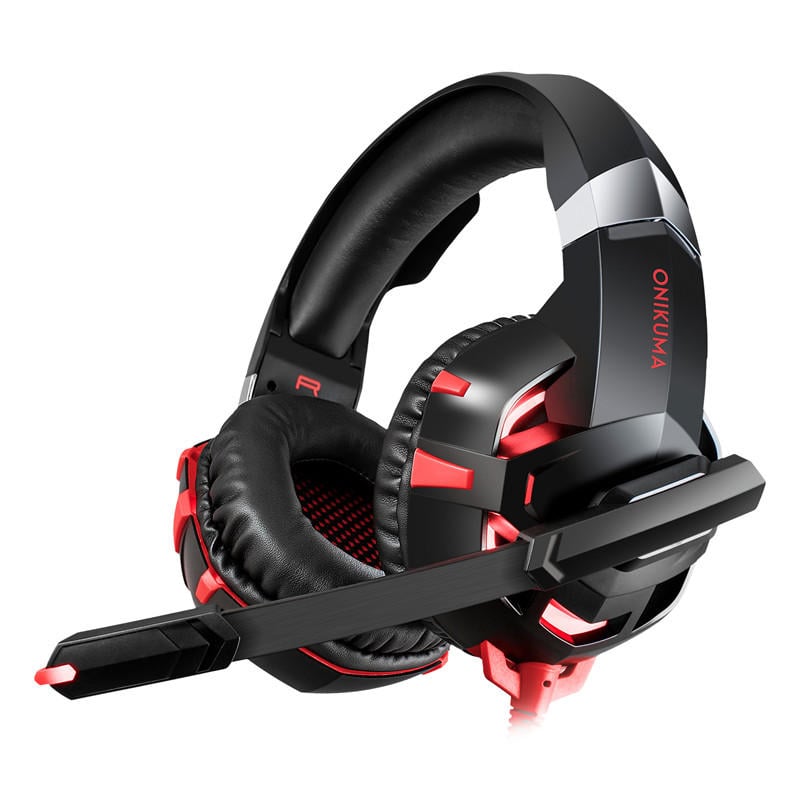 Gaming 3.5mm Wired Headset Noise Cancelling for Lighting PS4 Gaming Computer Headphone With Mic Image 1
