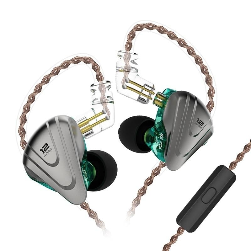 Earphone Terminator HiFi DJ Monitor Super Bass 3.5mm Wired Stereo Headphone Earbuds [12 Drivers] Image 1