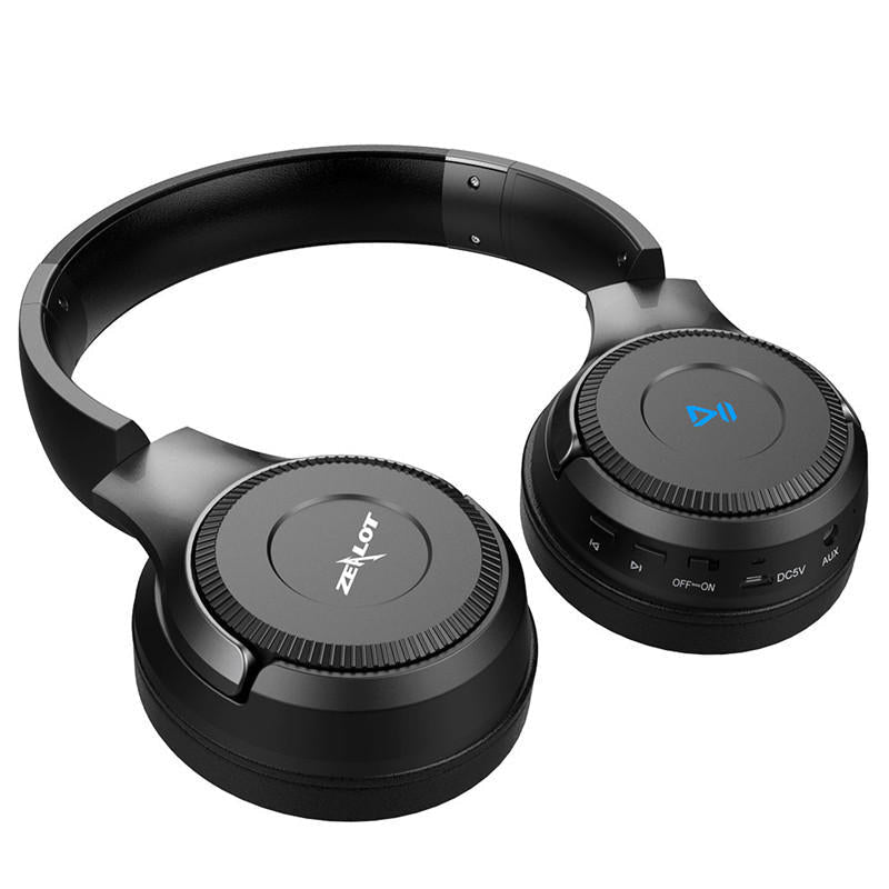 Stereo Wireless bluetooth Headphone Foldable Touch Control TF Card Headset with Mic Image 6