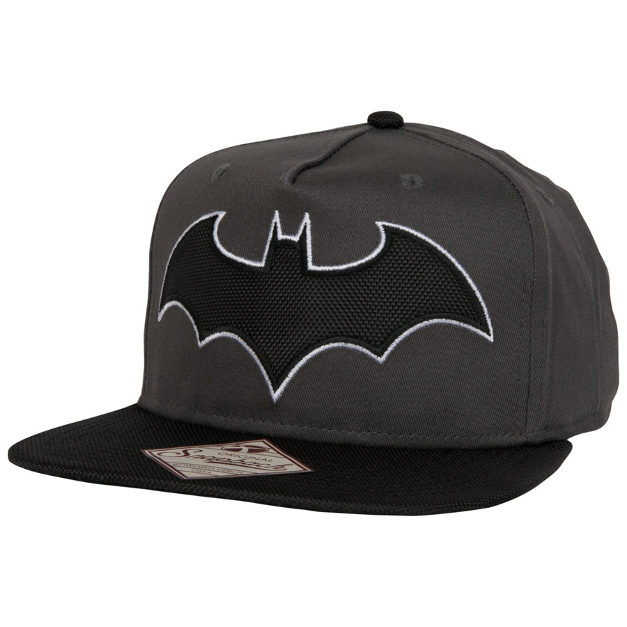 Batman Hush Symbol with Ballistic Brim Snapback Hat Image 1