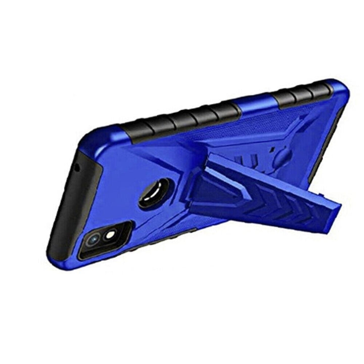 Phone Case Compatible for Cricket Icon 4 Screen Protector Dual-Layered Build-in Kickstand Image 4