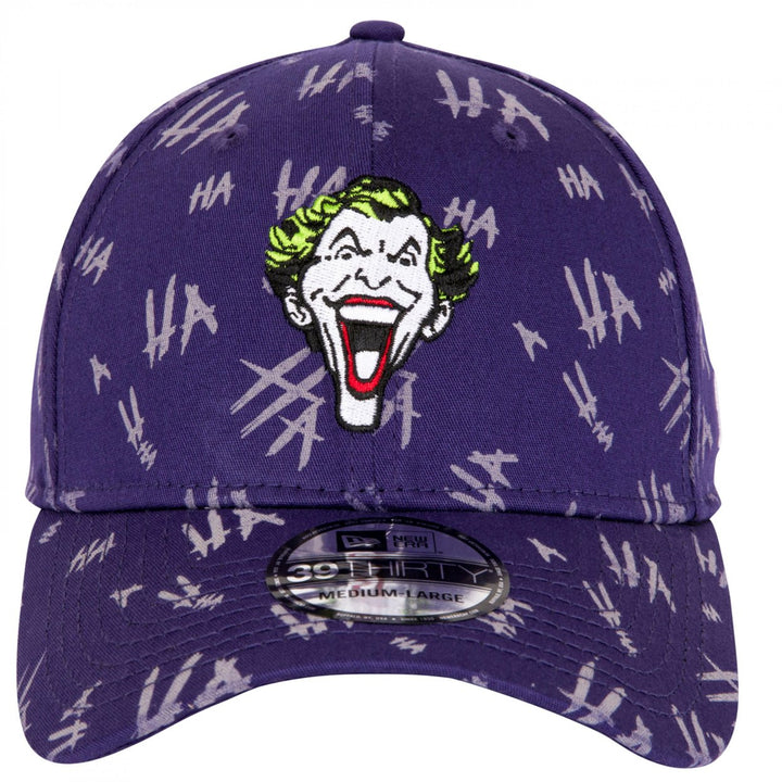 Joker Purple All Over HAHA 39Thirty Fitted Era Hat Image 2