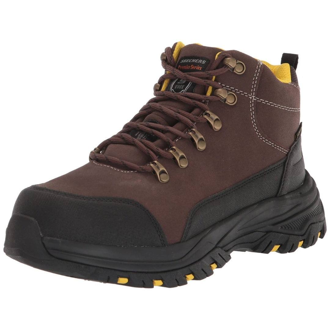 Skechers Mens 200091 Dezful Construction Shoe  BROWN Image 1