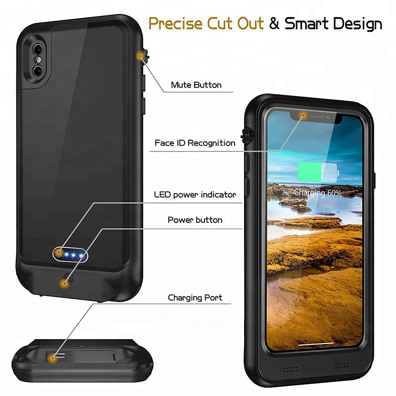 iPhone 11 Pro Max Battery Case: Waterproof and Wireless Charging (4800 mAh) Image 2