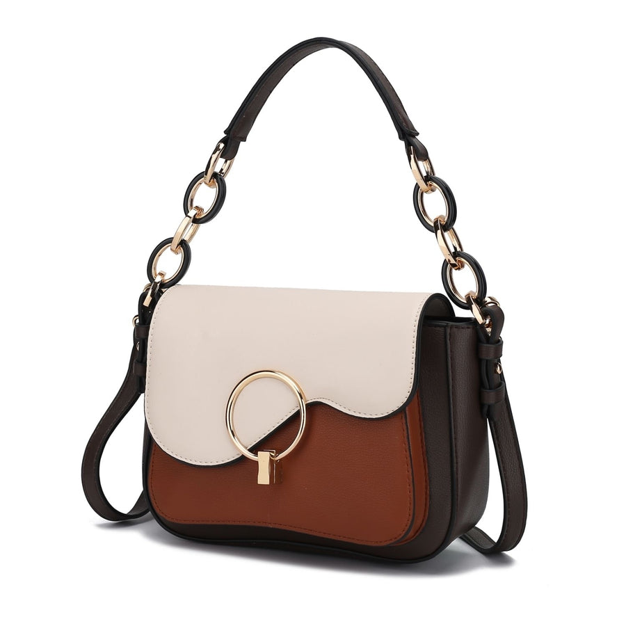 Fantasia Solid Crossbody Handbag by Mia K. Image 1