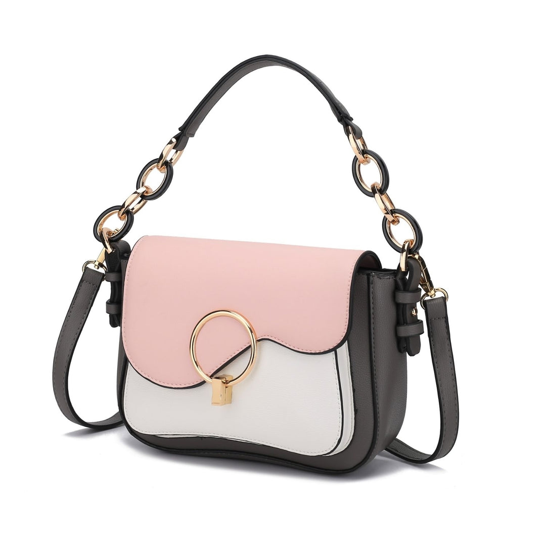 Fantasia Solid Crossbody Handbag by Mia K. Image 4