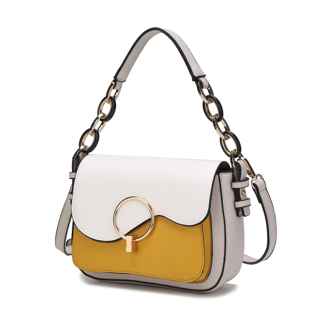 Fantasia Solid Crossbody Handbag by Mia K. Image 4