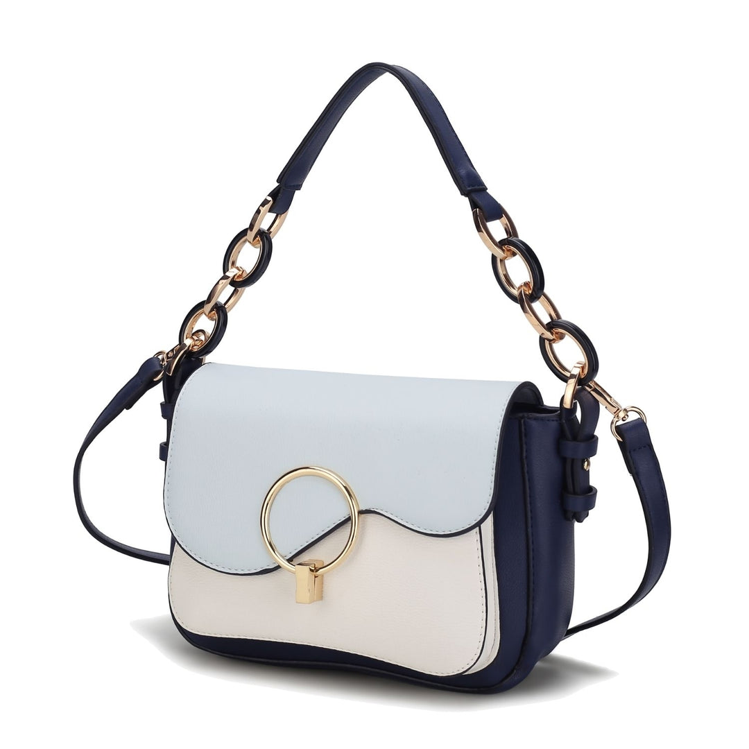 Fantasia Solid Crossbody Handbag by Mia K. Image 9