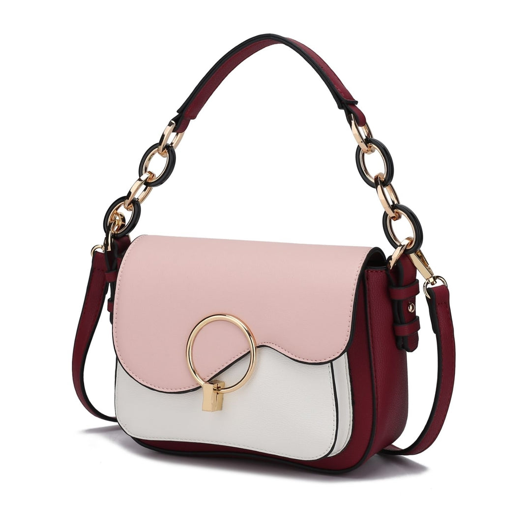 Fantasia Solid Crossbody Handbag by Mia K. Image 11