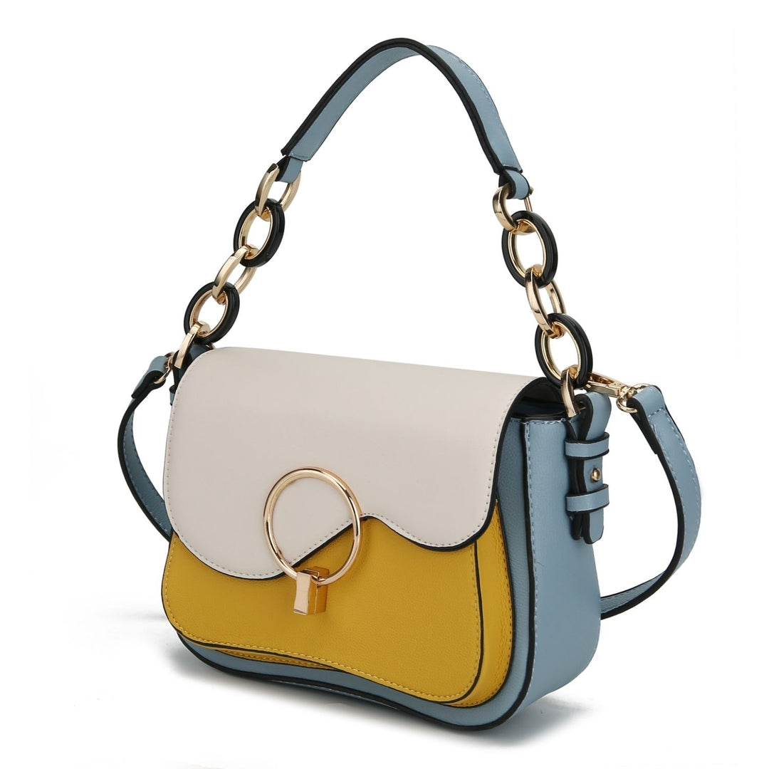 Fantasia Solid Crossbody Handbag by Mia K. Image 12