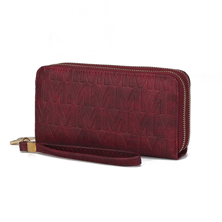 MKF Collection Aurora Multi-Compartment M Signature Wallet by Mia K. Image 4