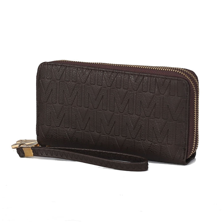 MKF Collection Aurora Multi-Compartment M Signature Wallet by Mia K. Image 6