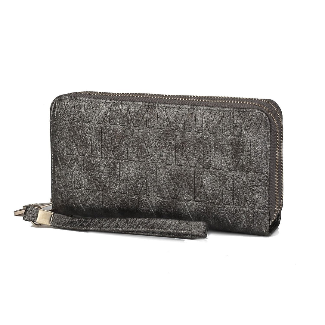 MKF Collection Aurora Multi-Compartment M Signature Wallet by Mia K. Image 9