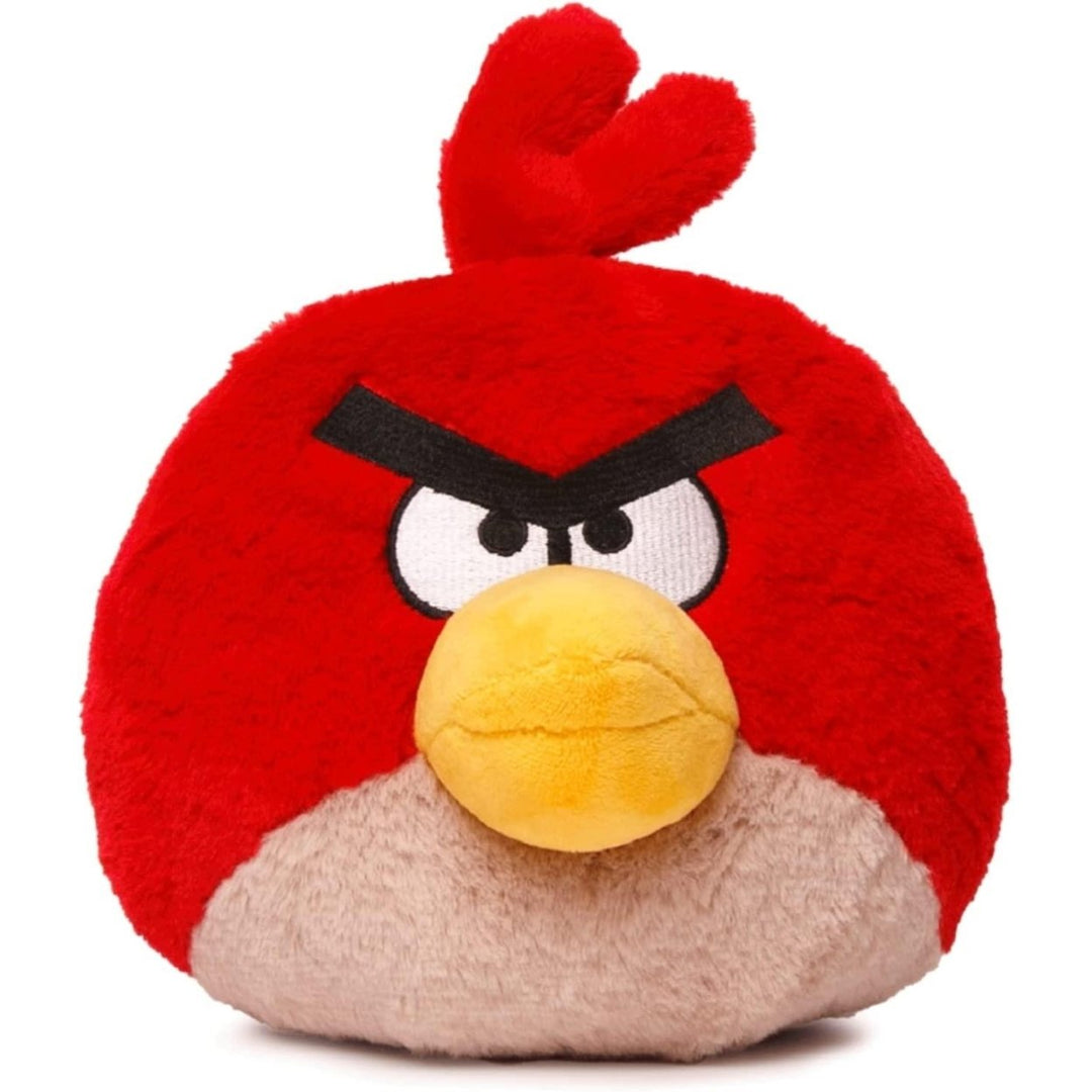 Angry Birds Red Plush Doll 8 Inch Soft Toy Mighty Mojo Video Game Character Image 1