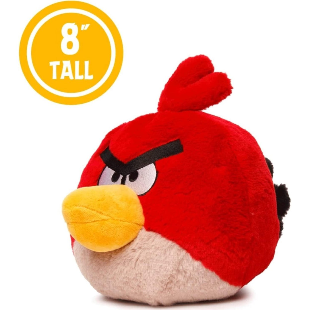 Angry Birds Red Plush Doll 8 Inch Soft Toy Mighty Mojo Video Game Character Image 3