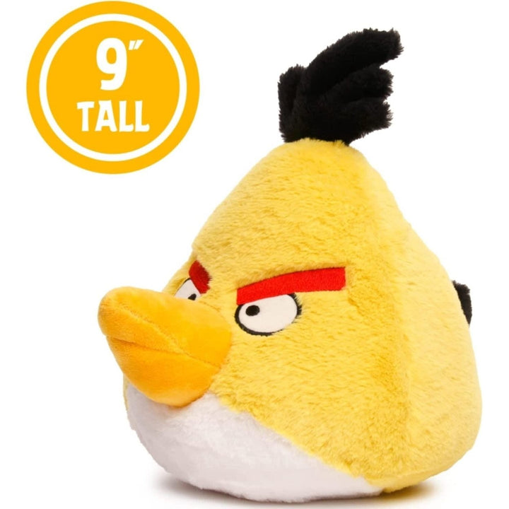 Angry Birds Chuck Charles Yellow Canary Plush Doll 9" Mighty Mojo Stuffed Toy Image 3