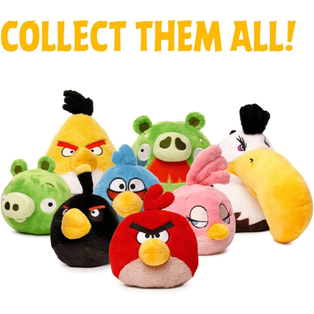 Angry Birds Green Moustache Foreman Pig Plush Bad Piggies 7" Pillow Doll Soft Toy Mighty Mojo Image 4