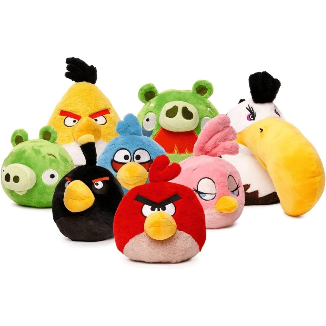 Angry Birds Green Pig Plush 7" Stuffed Toy Mighty Mojo Bad Piggies Doll Image 4