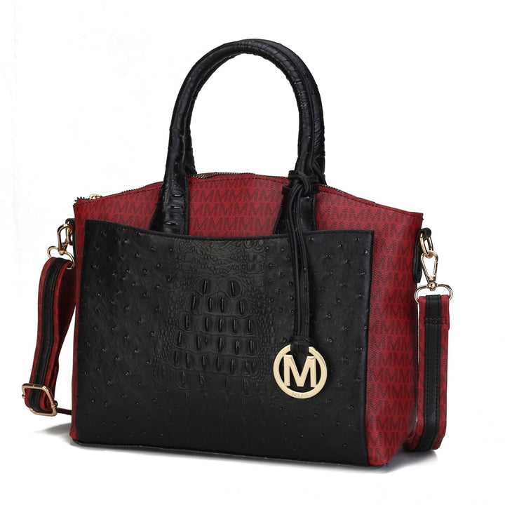 MKF Collection Collins Vegan Leather Multi-Functional Shoulder Bag Womens Tote Bag by Mia K Image 4