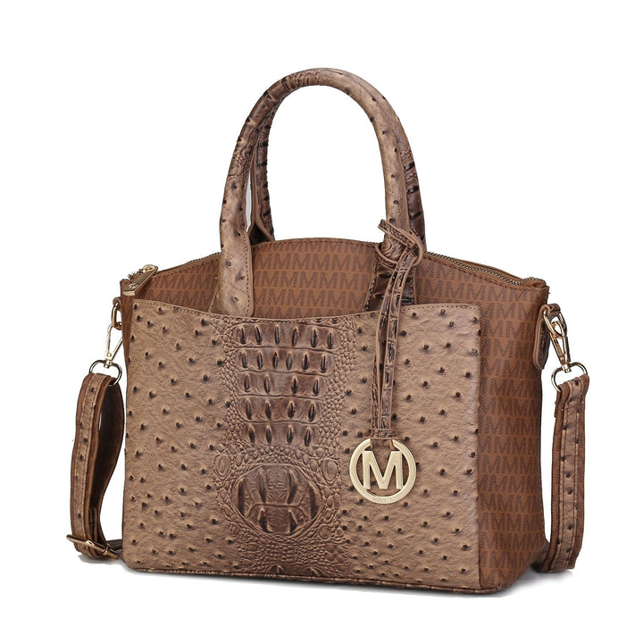 MKF Collection Collins Vegan Leather Multi-Functional Shoulder Bag Womens Tote Bag by Mia K Image 7