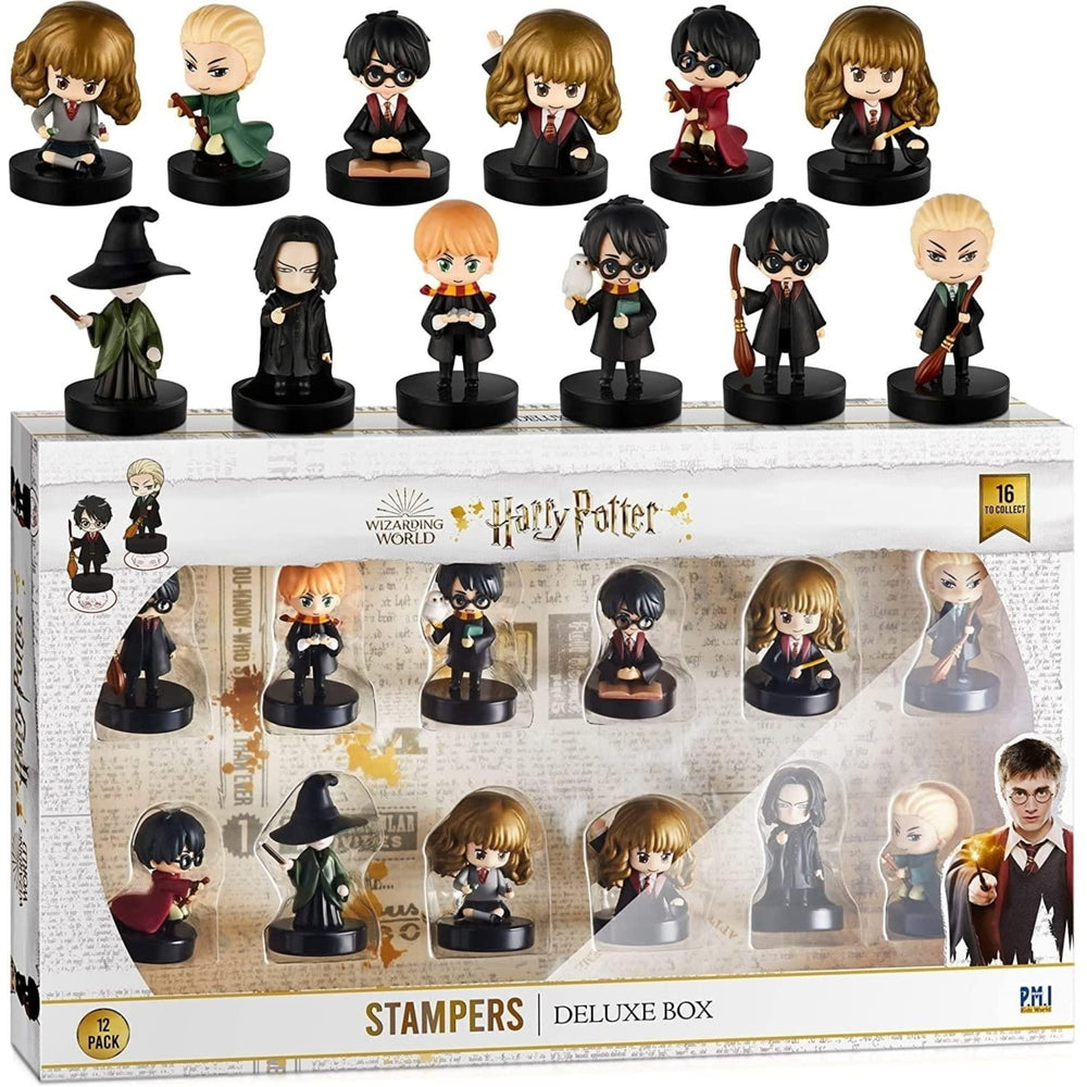 Harry Potter Stampers 12pk Severus Draco Minerva Hermione Figure Set PMI International Image 2