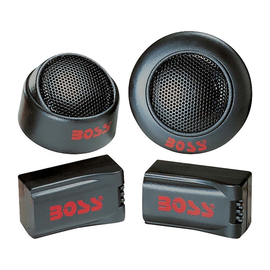 Pair Boss Audio TW15B TW15 250W Micro-Dome Tweeter w/X-Over Image 1