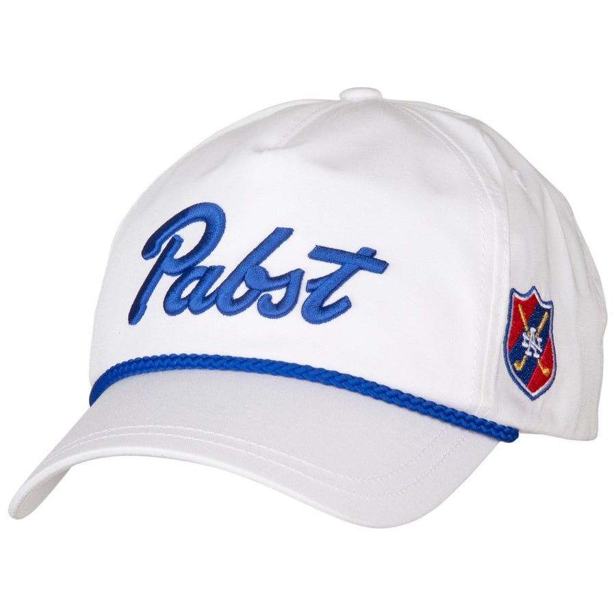 Pabst Blue Ribbon Roped Brim Hat Image 1