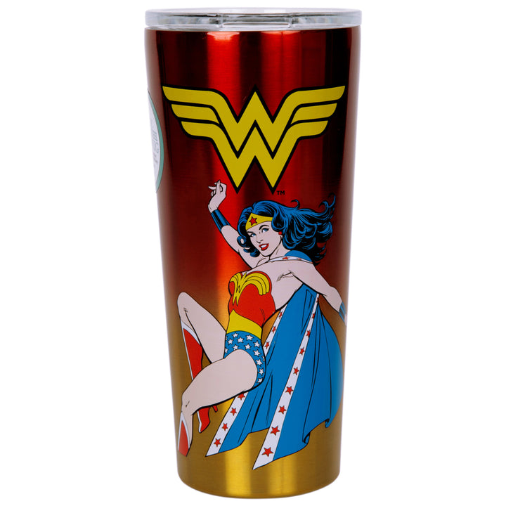 Wonder Woman Comic Art Stainless Steel Travel Mug Image 1