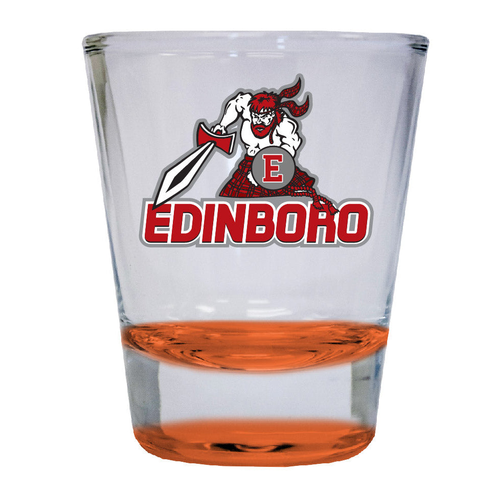 Edinboro University 2 ounce Color Etched Shot Glasses Image 4