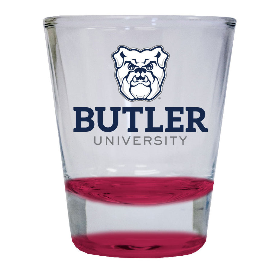 Butler Bulldogs 2 ounce Color Etched Shot Glasses Image 1