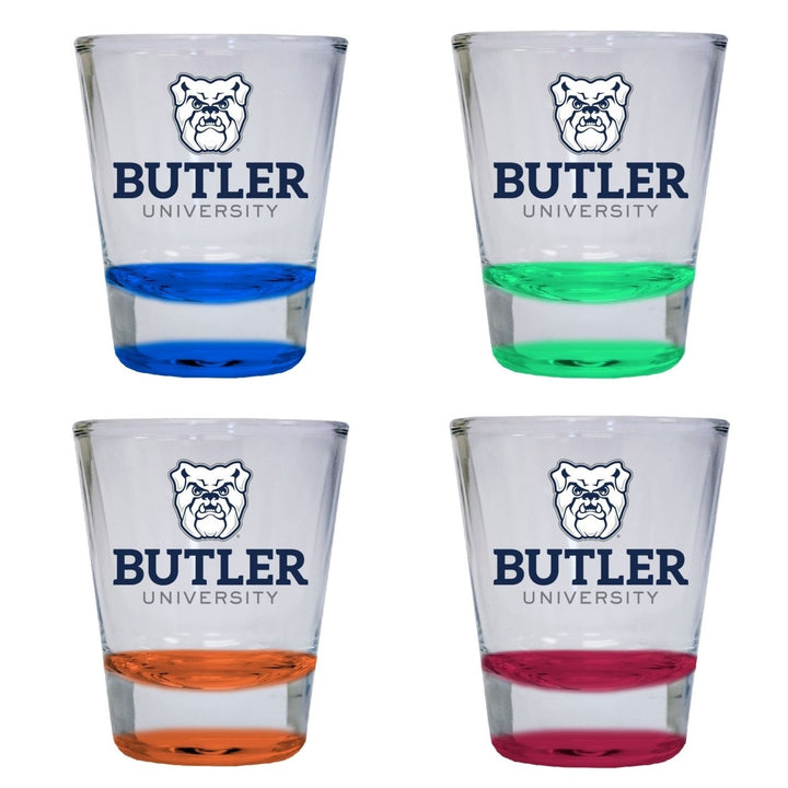 Butler Bulldogs 2 ounce Color Etched Shot Glasses Image 1