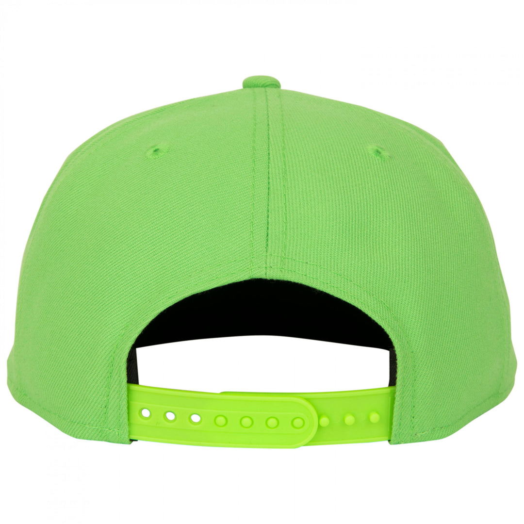 Batman 1960s Lime Green Colorway Era 9Fifty Adjustable Hat Image 6