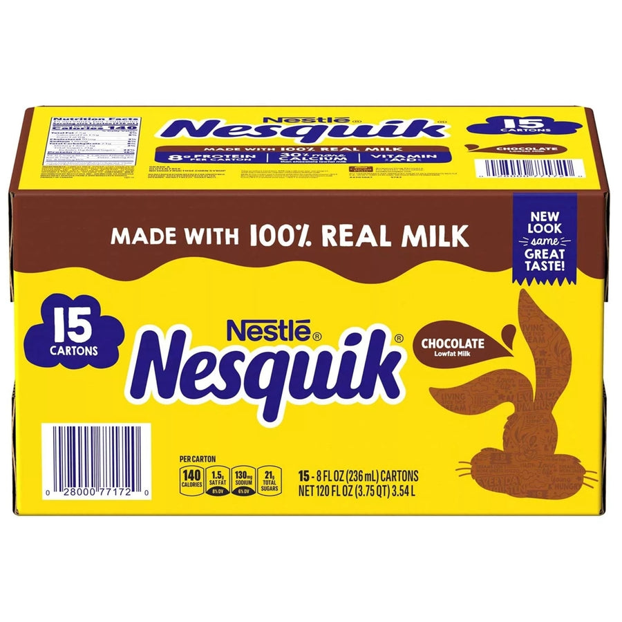 Nesquik Chocolate Milk8 Fluid Ounce (Pack of 15) Image 1